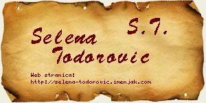 Selena Todorović vizit kartica
